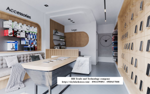 THIẾT KẾ NỘI THẤT SHOWROOM ĐIỆN THOẠI DI ĐỘNG TẠI HÀ NỘI