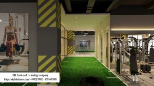 THIẾT KẾ NỘI THẤT PHÒNG TẬP GYM HIỆN ĐẠI TẠI TP THÁI NGUYÊN